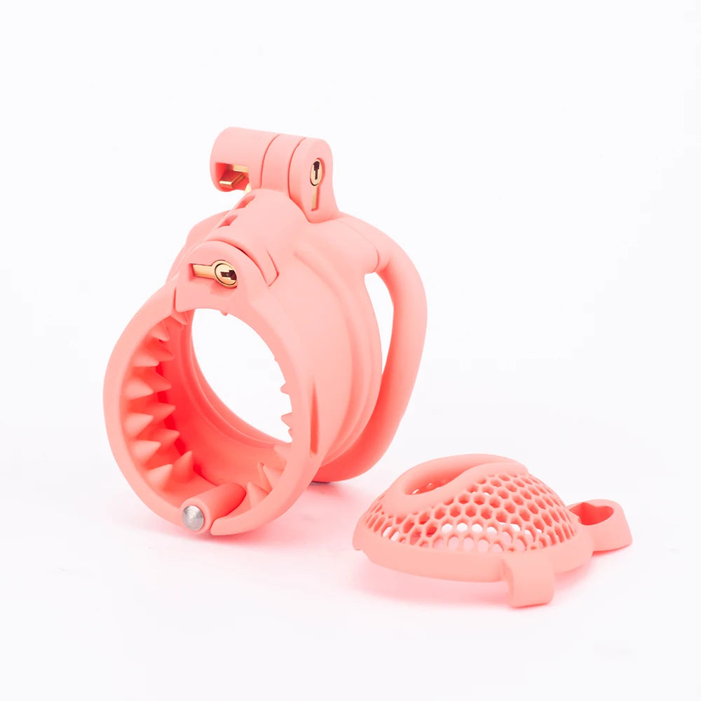 Honeycomb Spiked Chastity Cage