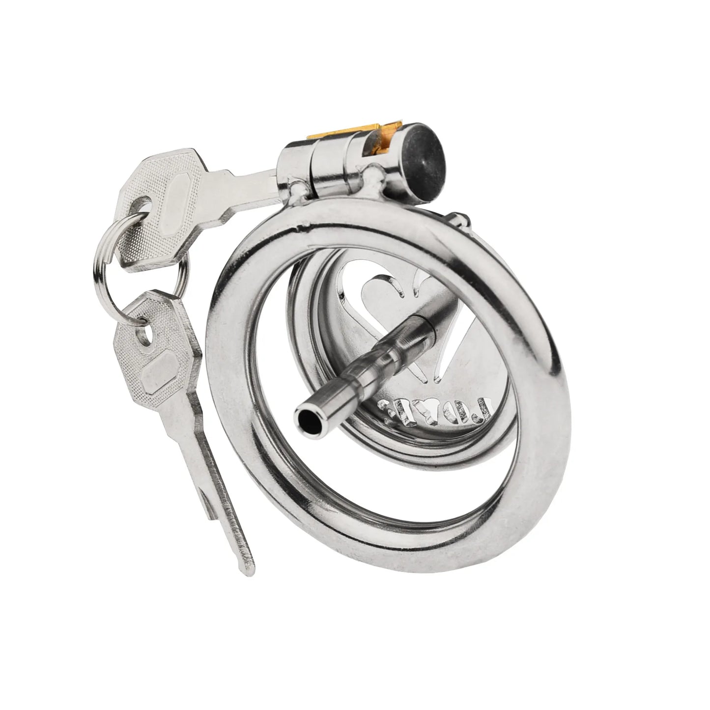 Stainless Steel Flat Chastity Lock