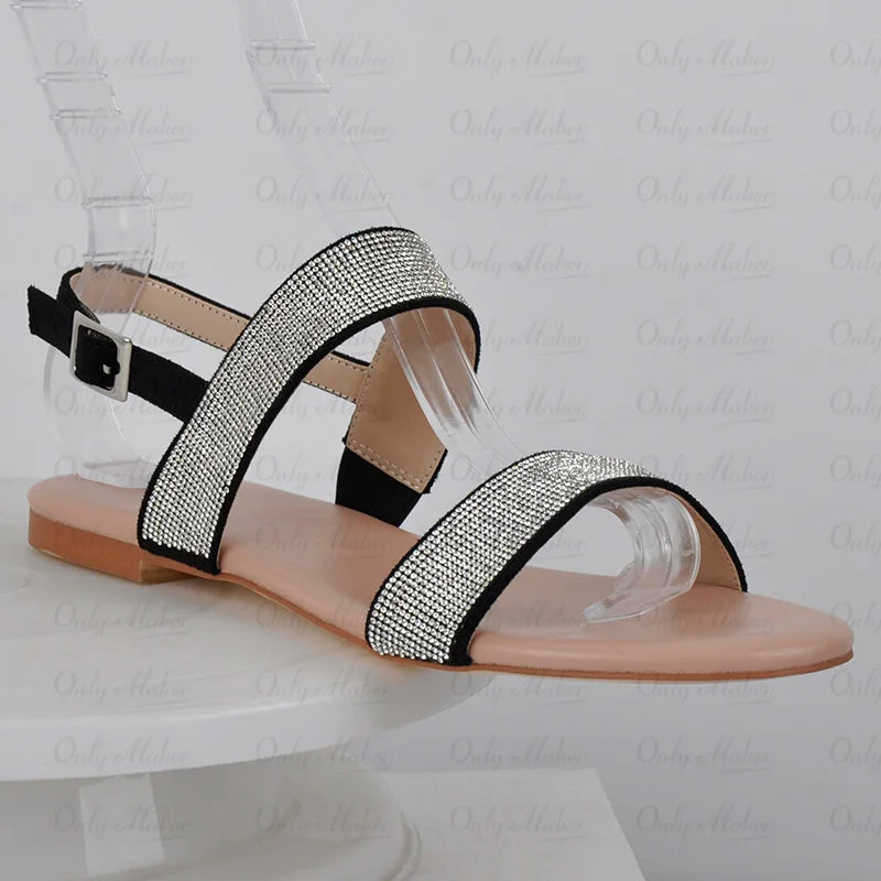 Crossdressing Rhinestone Sandals