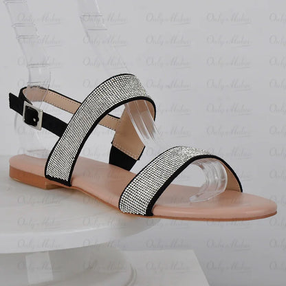 Crossdressing Rhinestone Sandals