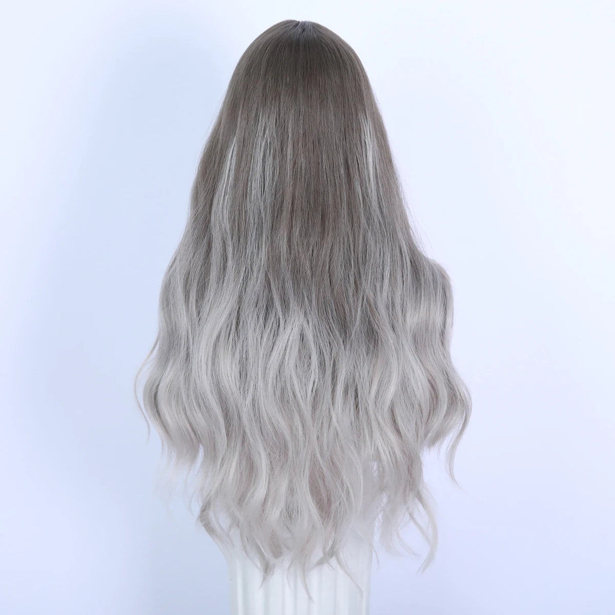 Silver Gray Gradient Crossdressing Wig