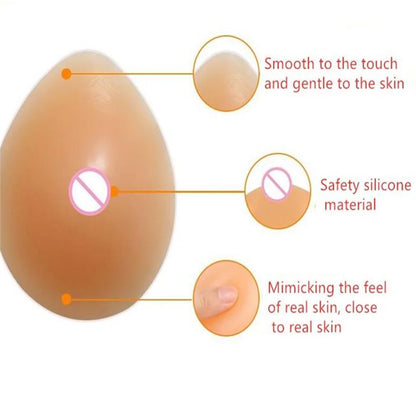 1 Pair Silicone Breast Forms