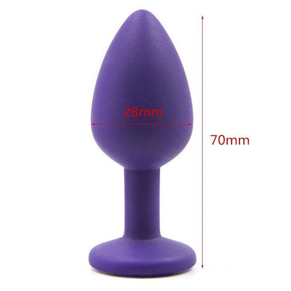 Colorful Silicone Butt Plug