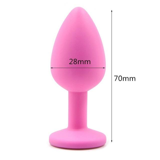 Colorful Silicone Butt Plug