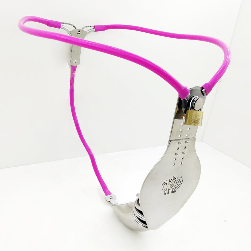 Portable Stainless Steel Chastity Belt