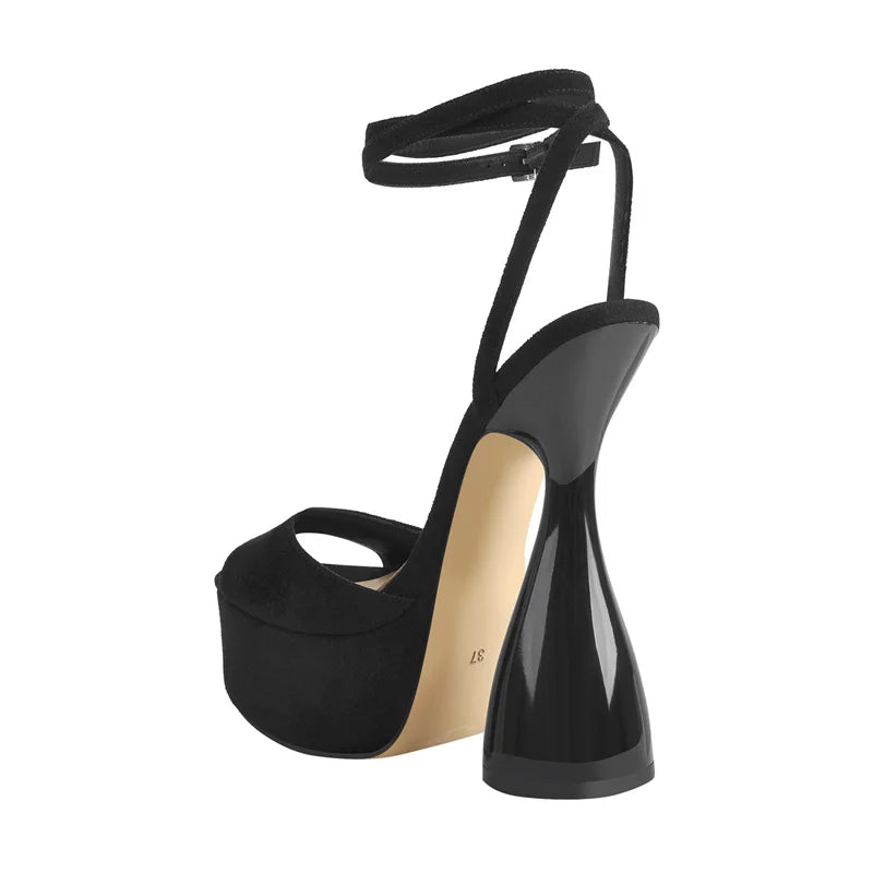 Peep Toe Crossdressing Sandals