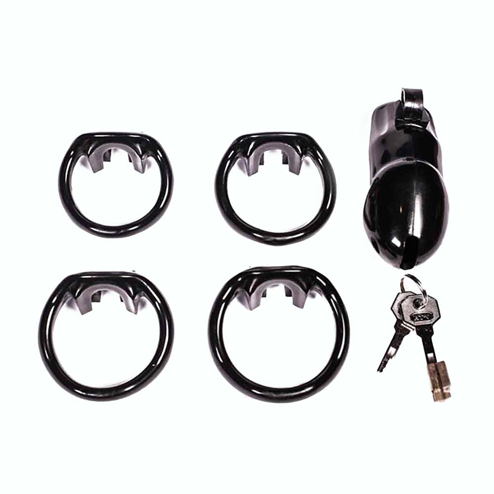 Resin Rod Holy Trainer Chastity Cage 1.89 inches and 2.36 inches long