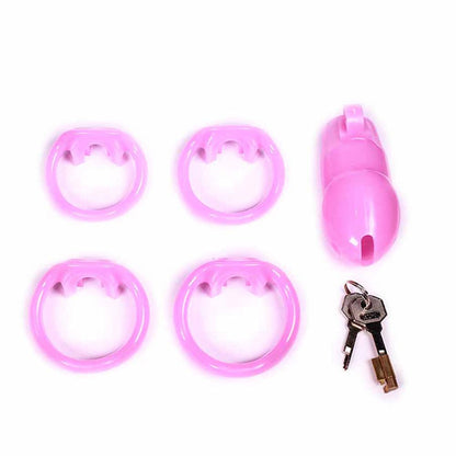 Resin Rod Holy Trainer Chastity Cage 1.89 inches and 2.36 inches long