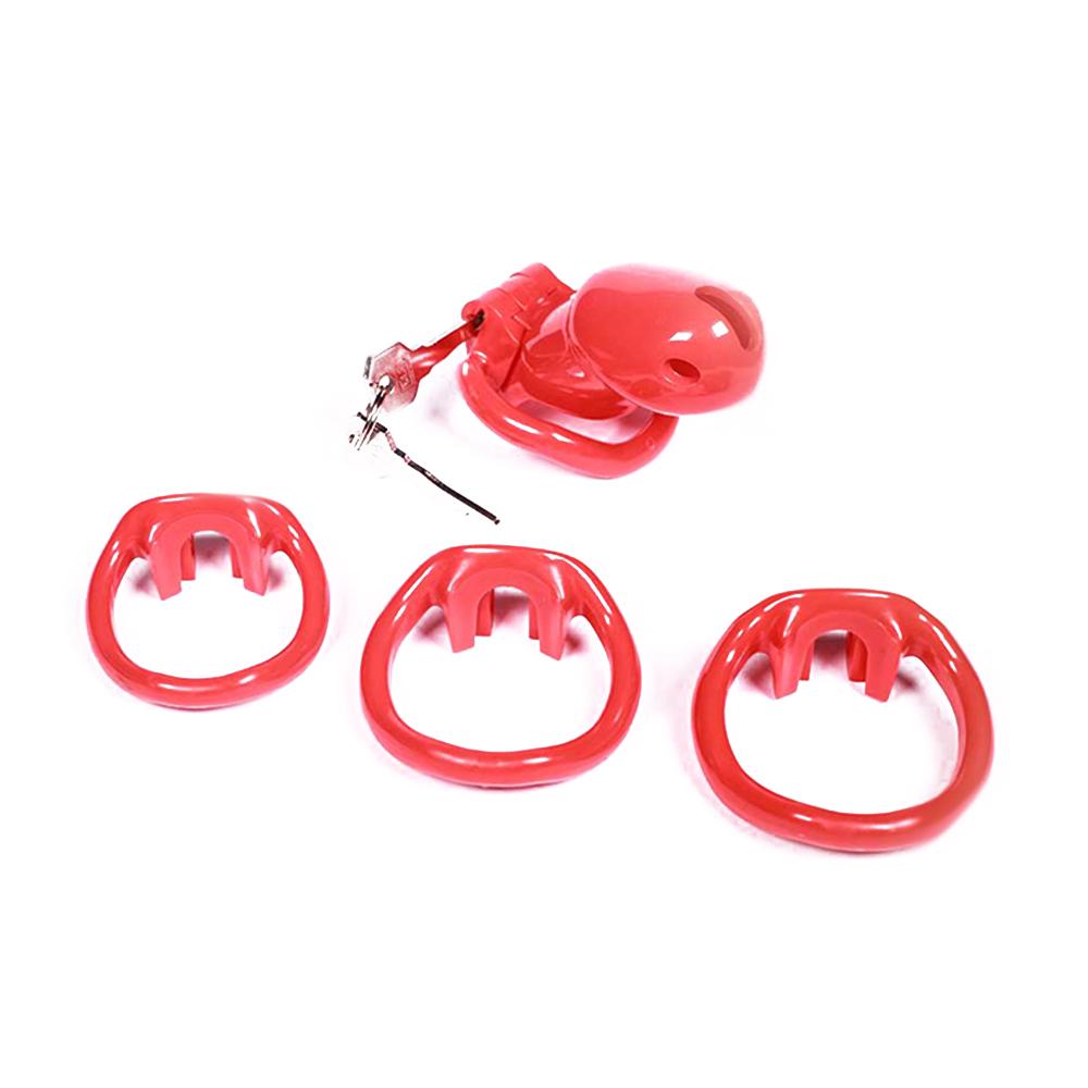 Resin Rod Holy Trainer Chastity Cage 1.89 inches and 2.36 inches long