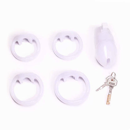 Resin Rod Holy Trainer Chastity Cage 1.89 inches and 2.36 inches long