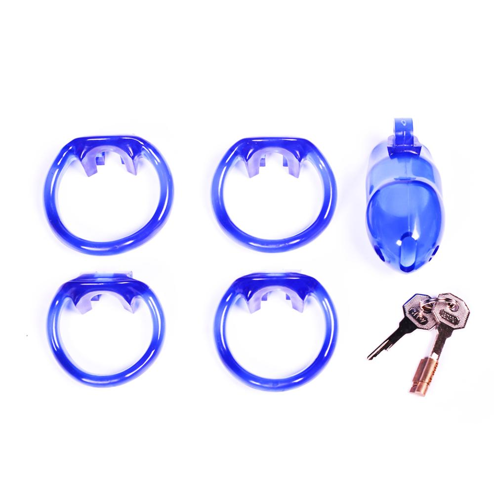 Resin Rod Holy Trainer Chastity Cage 1.89 inches and 2.36 inches long