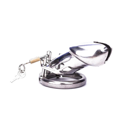 Metal Chastity Cage 3.74 inches long (All 3 Rings Include)