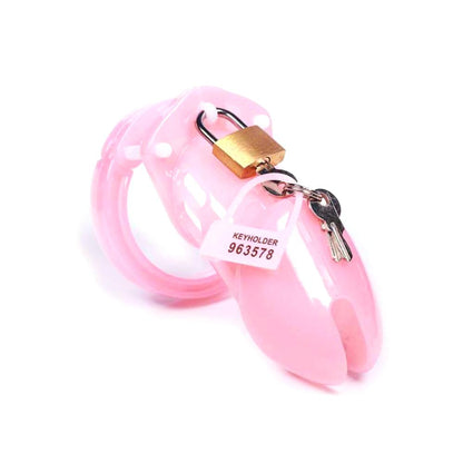 PinkHoly Trainer Chastity Cage 3.94 inches long