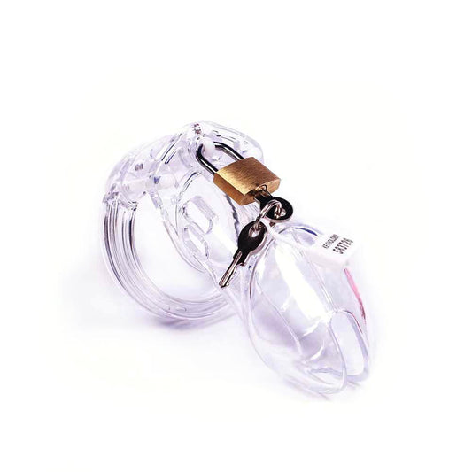 Plastic Chastity Cage 3.35 inches and 3.94 inches long