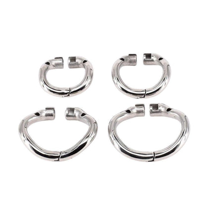 Hinged Cage Ring Accessory Ring for Not Getting Off Metal Chastity Device