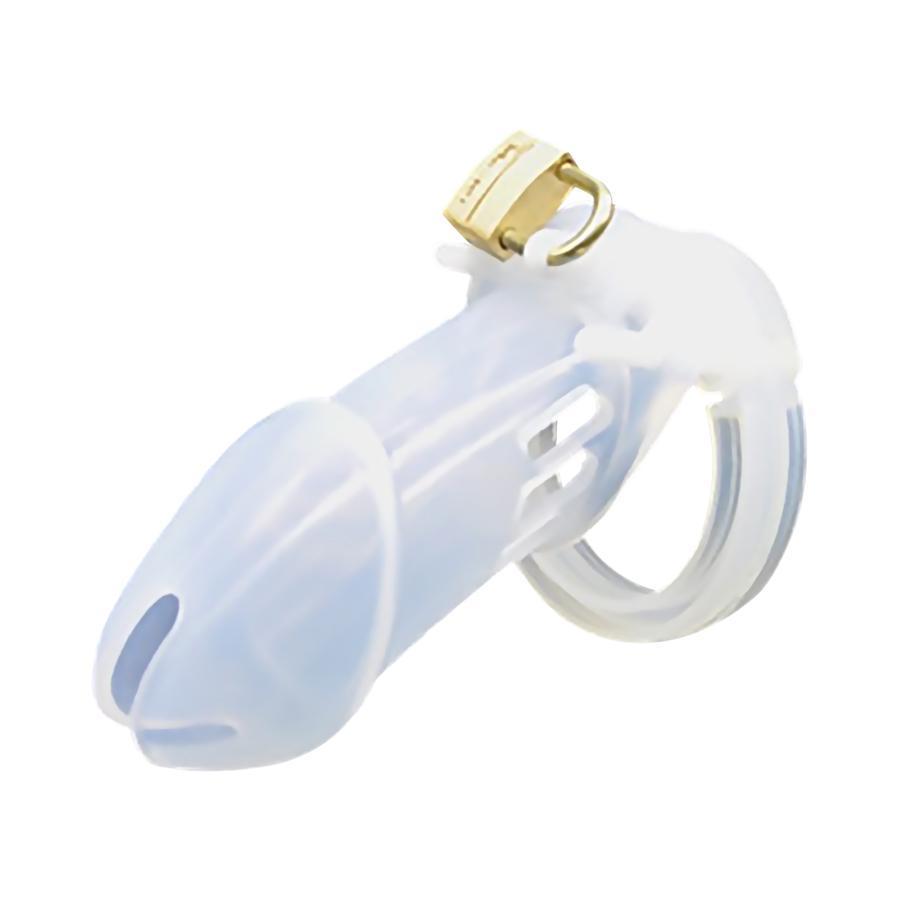 Silicone Sissy Male Chastity Device 2.76 inches and 3.74 inches long