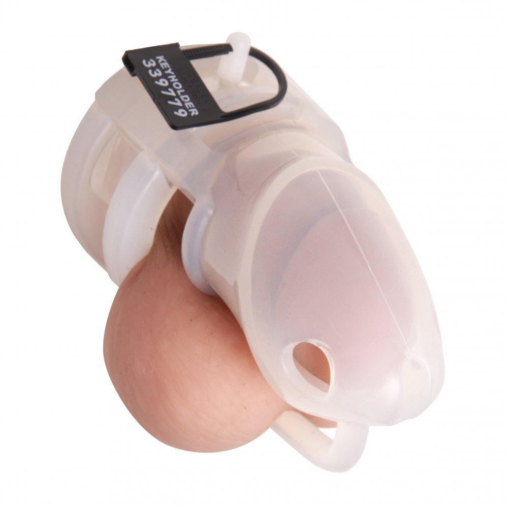 Sado Chamber Silicone Male Chastity Device 4.35 inches