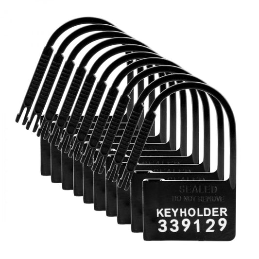 Discreet Control: 10-Pack Numbered Plastic Security Seals for Intimate Play