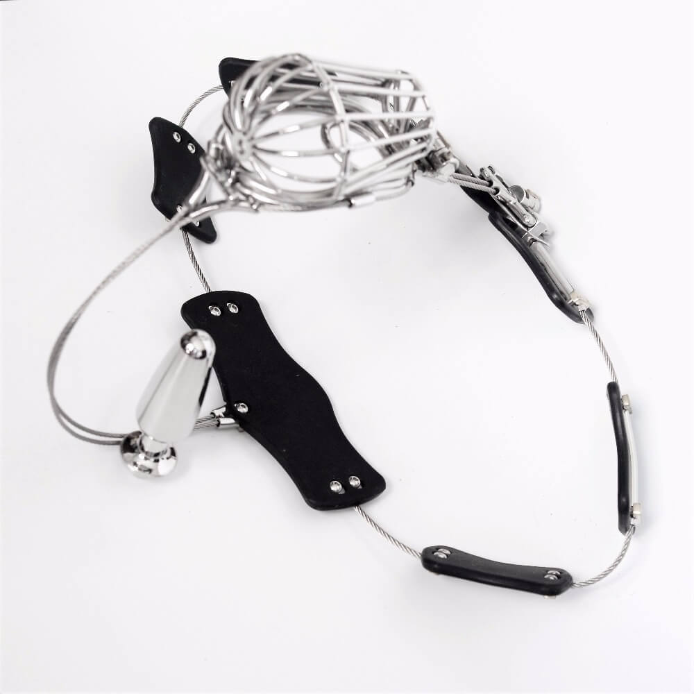 Adjustable Stainless Steel Male Chastity Belt