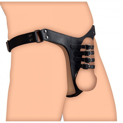 Sissy's Ultimate Surrender: Deluxe Male Chastity Harness for Total Submission