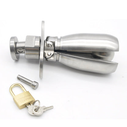 Metal Anal Expander Locking Butt Plug