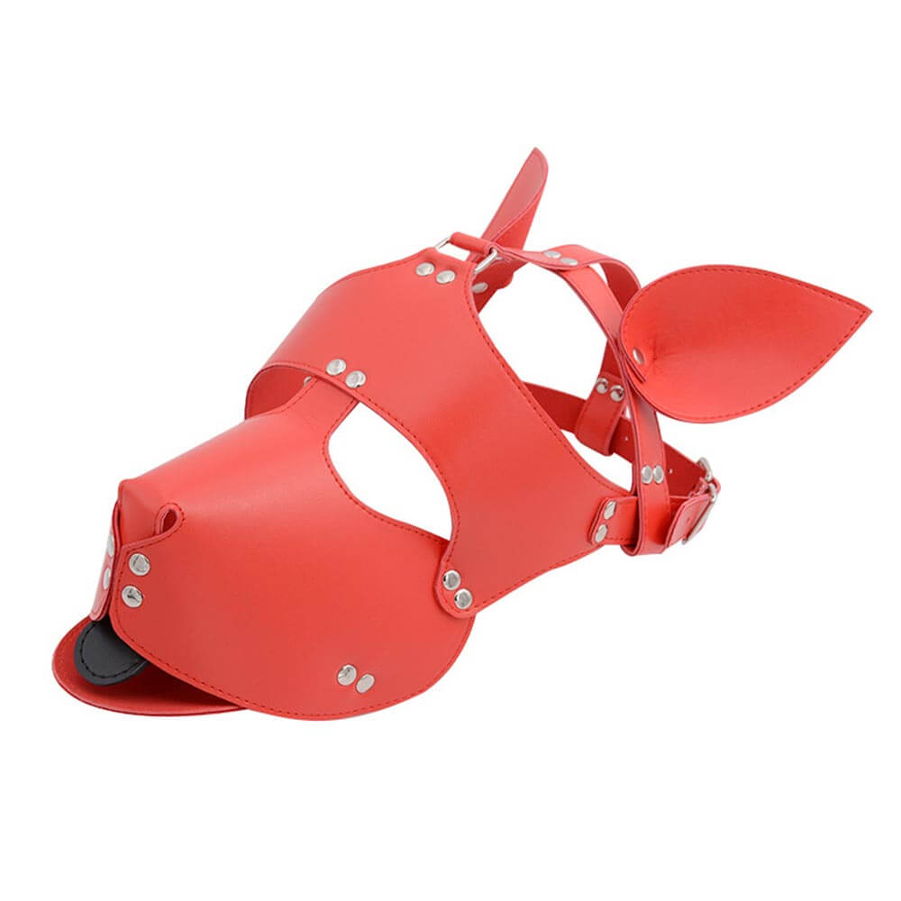 BDSM Head Bondage Dog Headgear Face Mask