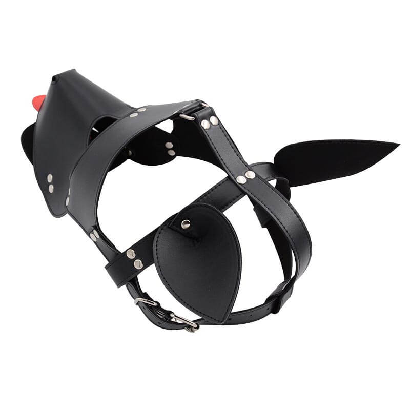 BDSM Head Bondage Dog Headgear Face Mask