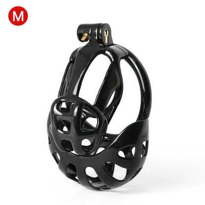 Black Mamba Chastity Cage With Balls Cage