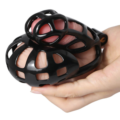 Black Mamba Chastity Cage With Balls Cage