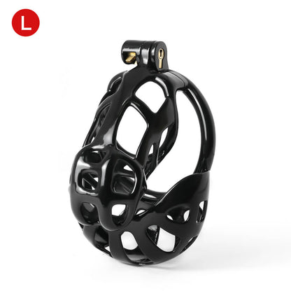 Black Mamba Chastity Cage With Balls Cage