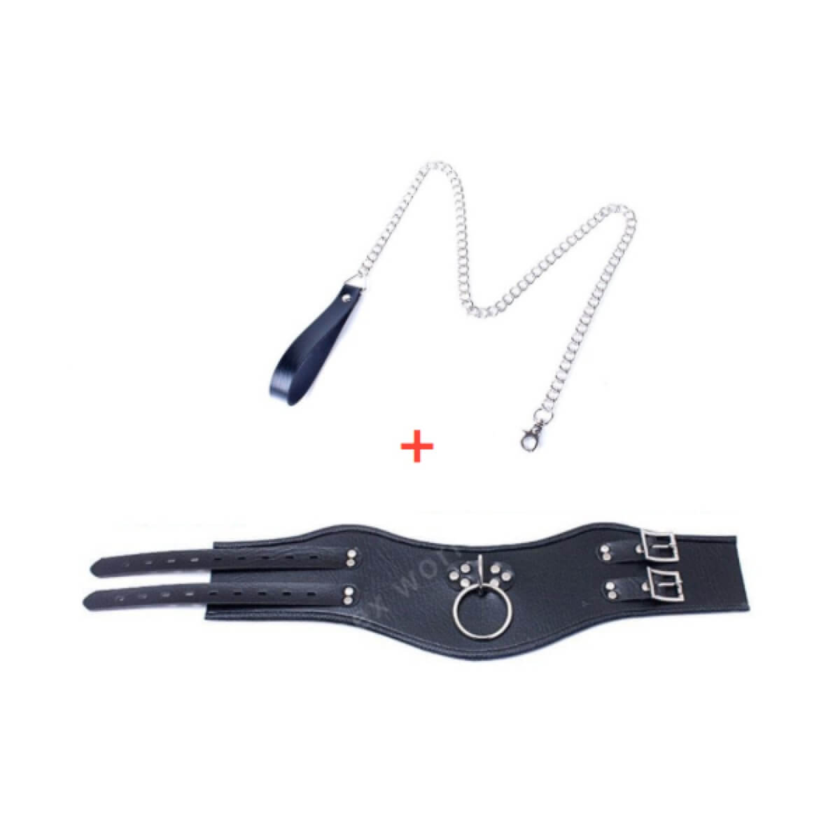 Bondage Neck Collar & Leash