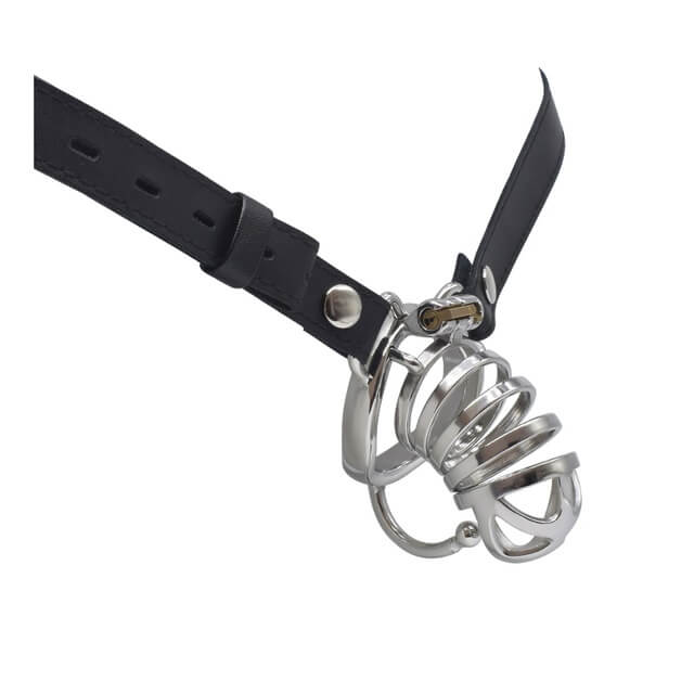 CC75 Bondage Cock Cage with Male Chastity Belt