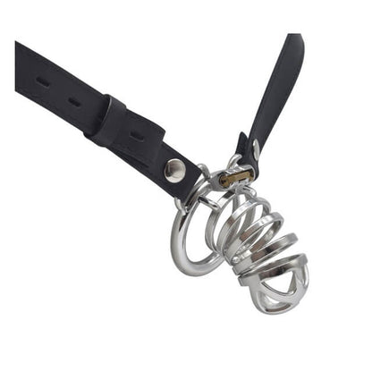 CC75 Bondage Cock Cage with Male Chastity Belt