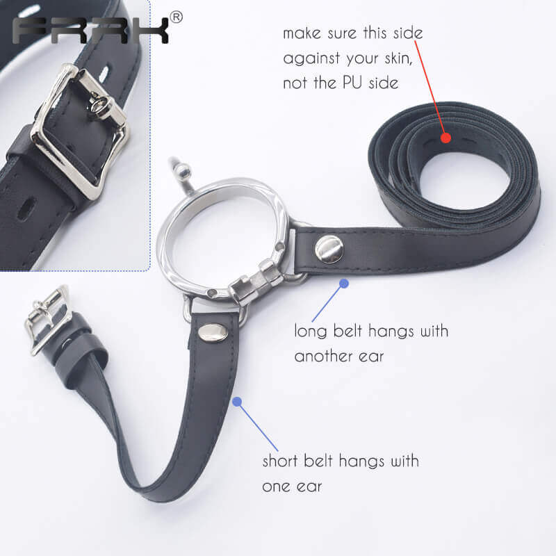 CC75 Bondage Cock Cage with Male Chastity Belt