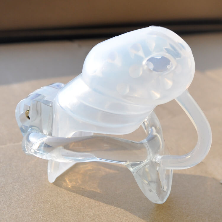 CC76 Spiked Silicone chastity Cage