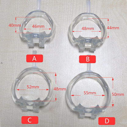 CC76 Spiked Silicone chastity Cage