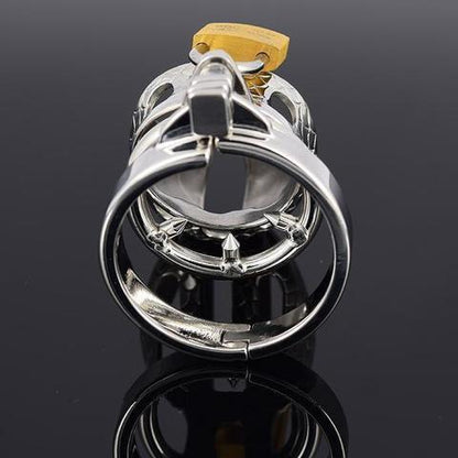 Metal Chastity Cage Snakeskin