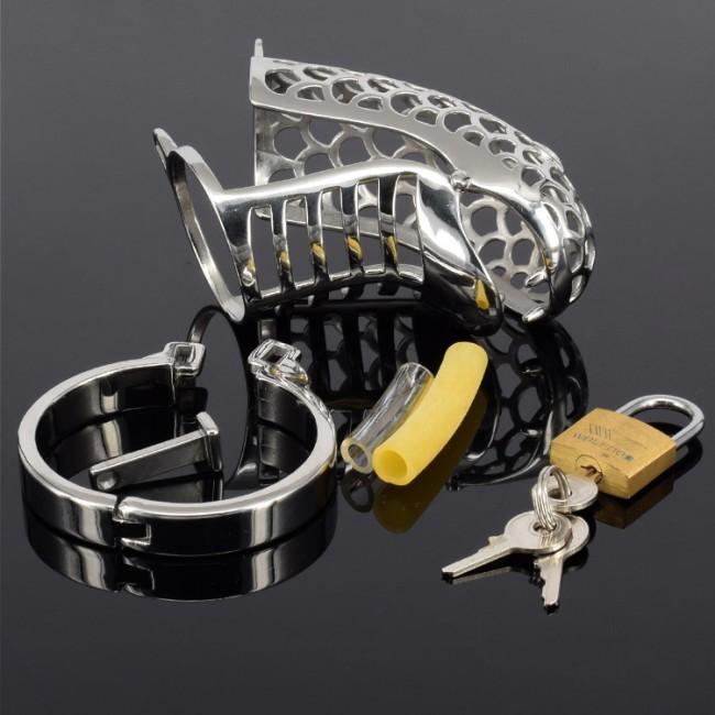 Metal Chastity Cage Snake