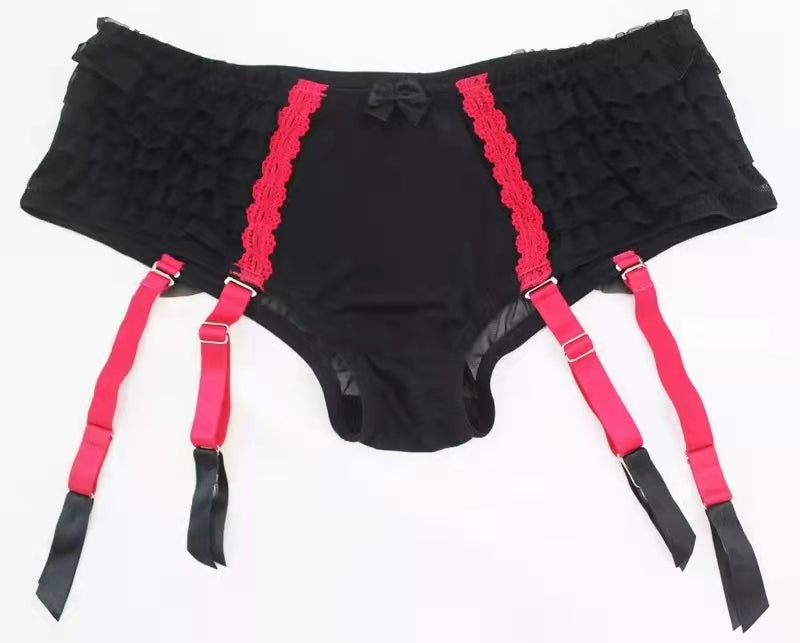 Cake Garter Panties Belt for Stockings