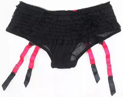 Cake Garter Panties Belt for Stockings