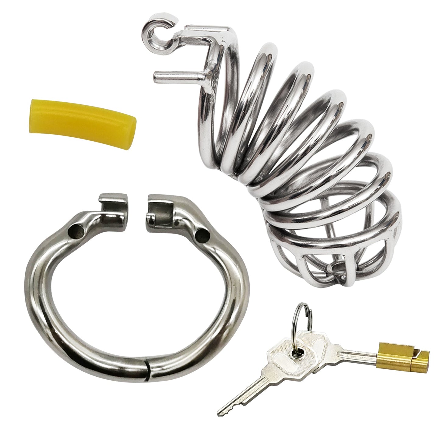 CC25 Stainless Steel Stealth Chastity Device 4.34 Inches Long