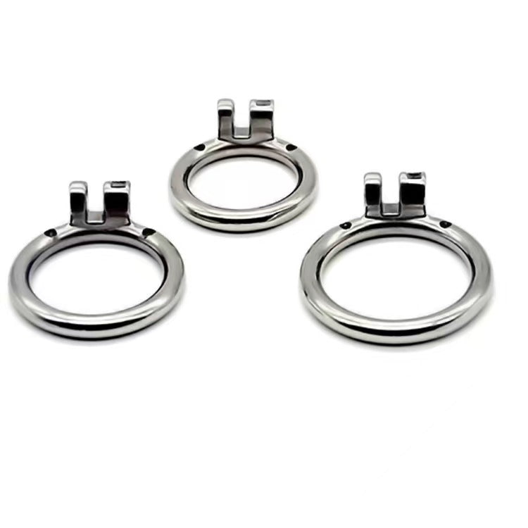 Stainless Steel Round/Arc Chastity Ring