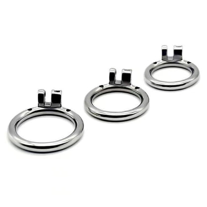 Stainless Steel Round/Arc Chastity Ring