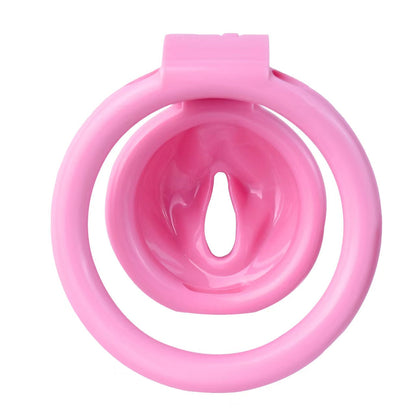 Clit Chastity Cage Black Pink