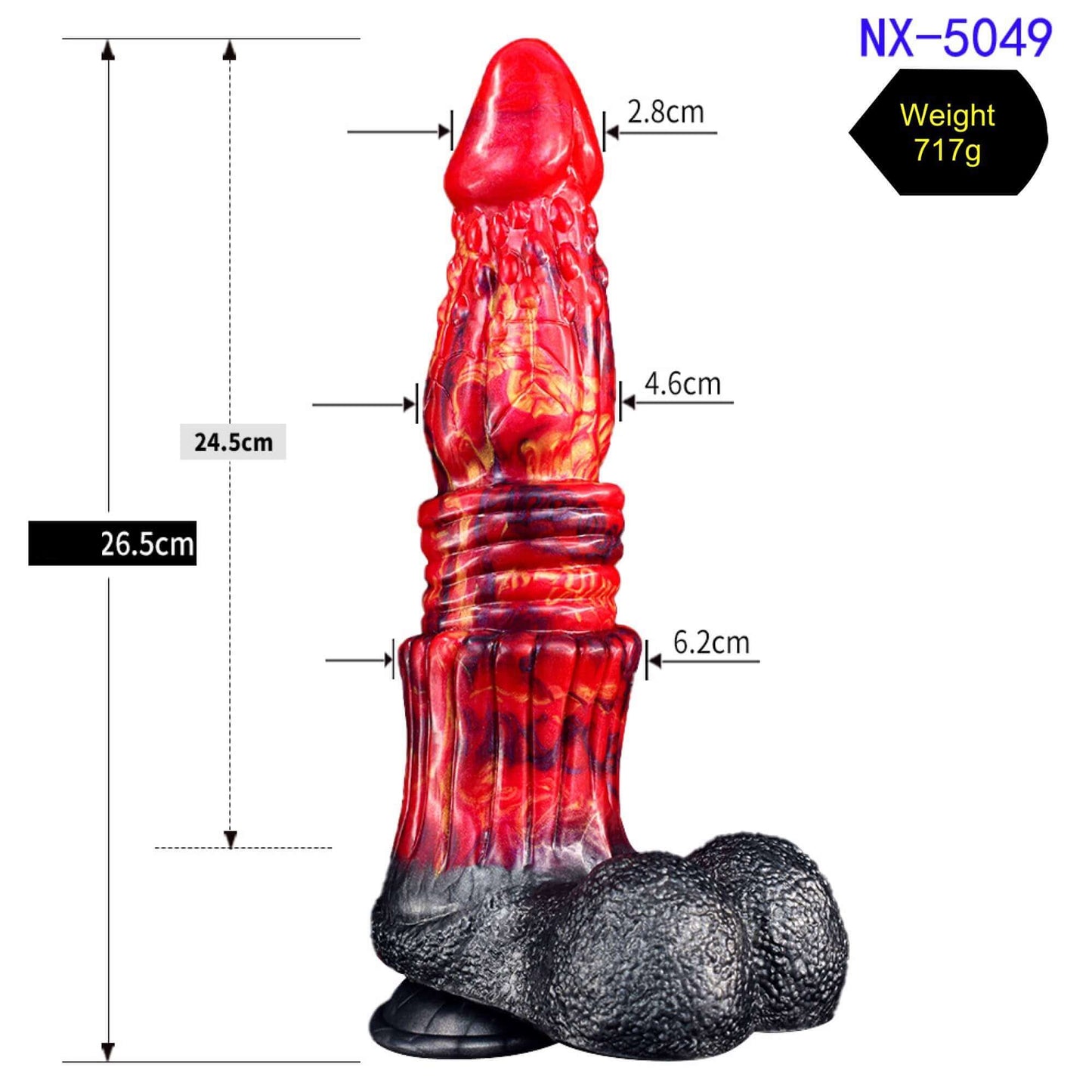 Color Liquid Silicone Soft Shaped Penis