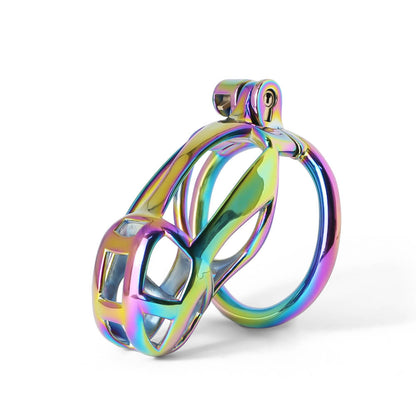 Stainless Steel MAMBA Colorful Chastity Cage