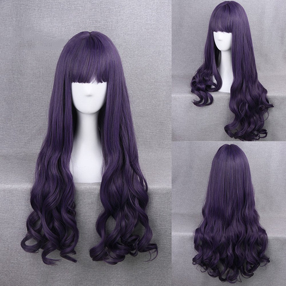 Costume Cosplay Wig Lolita Natural Straight Wavy Wig Purple