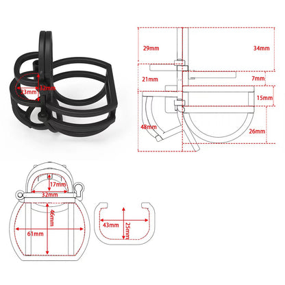 Detachable Male Chastity Device