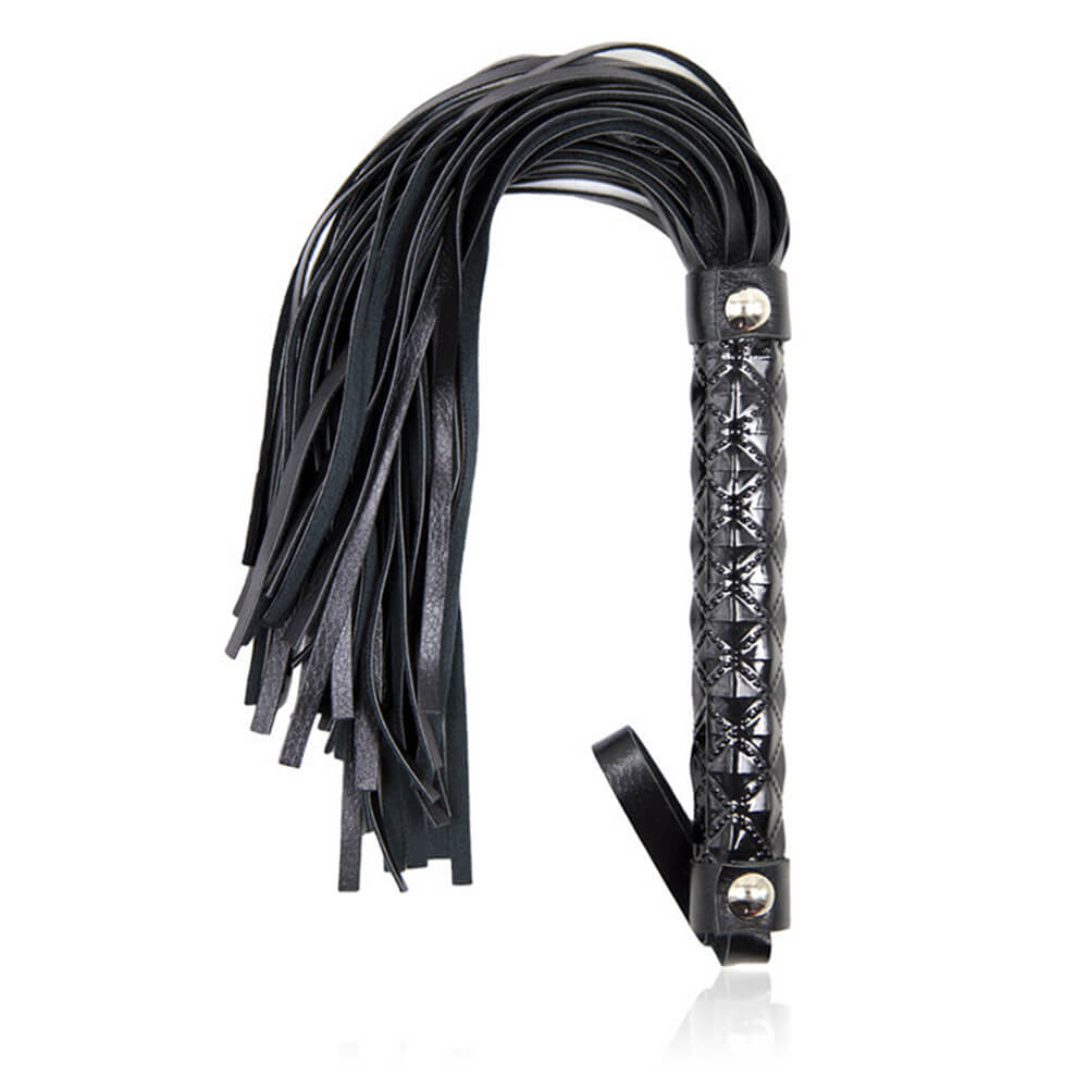 39cm Faux Leather SM Rope Flogger