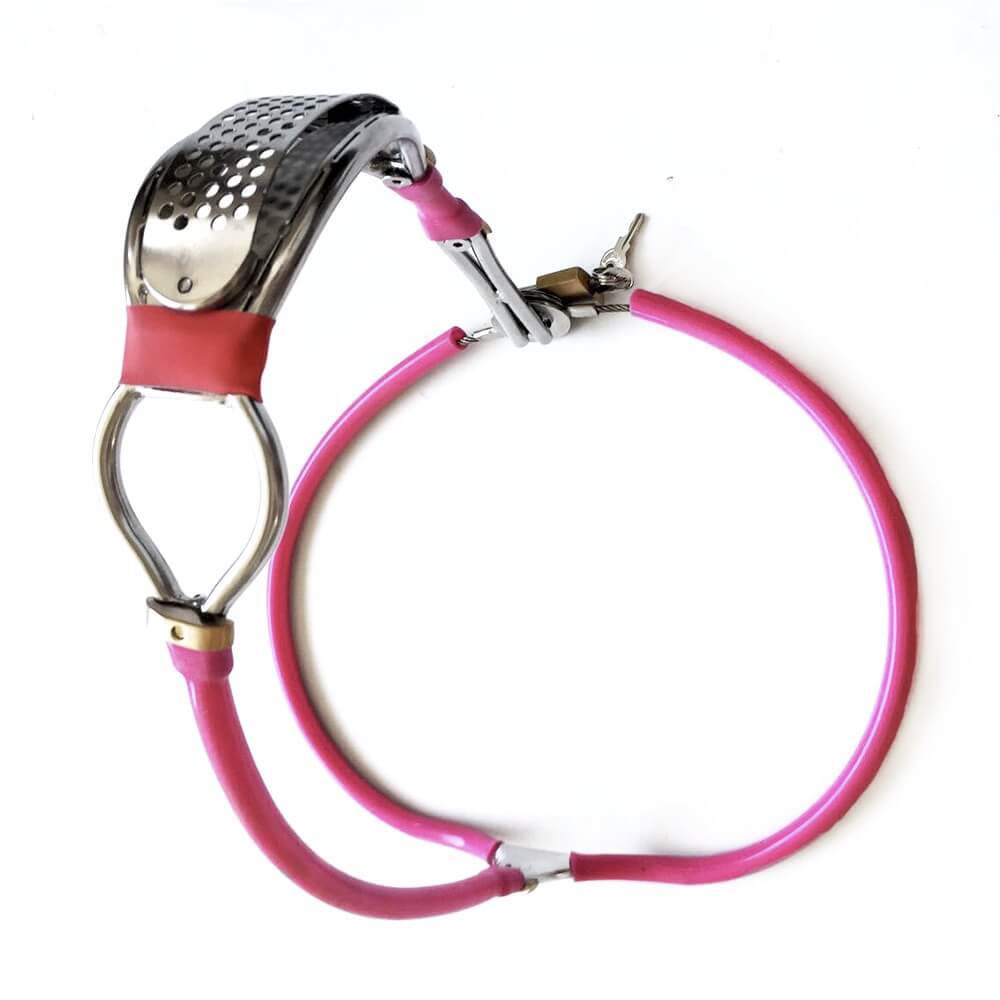 Invisible Stainless Steel Silicone Chastity Belt